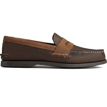 Sperry Authentic Original Penny Káva - Panske Mokasíny